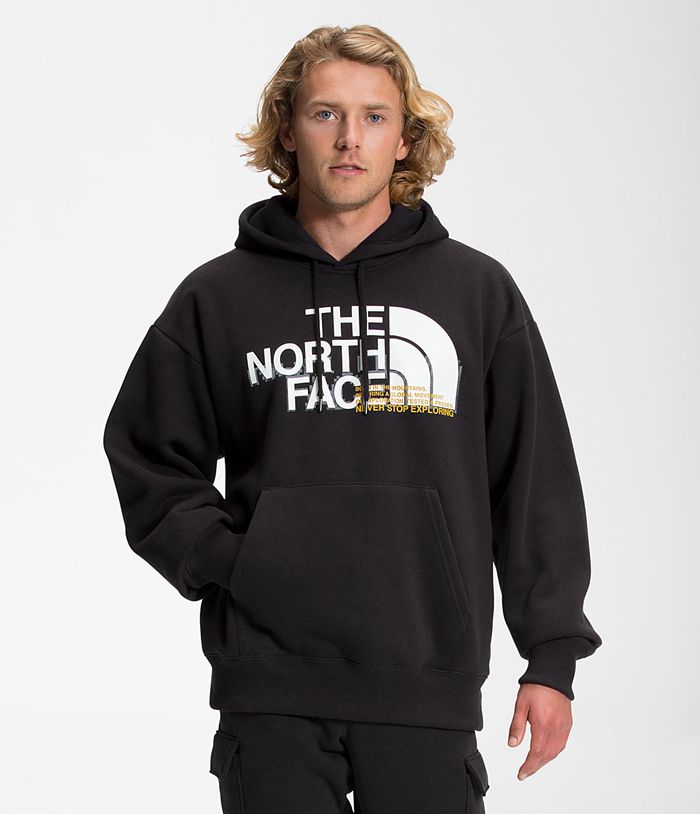 Sudadera Con Capucha The North Face Hombre Negras Coordinates Pullover 20918JOGD